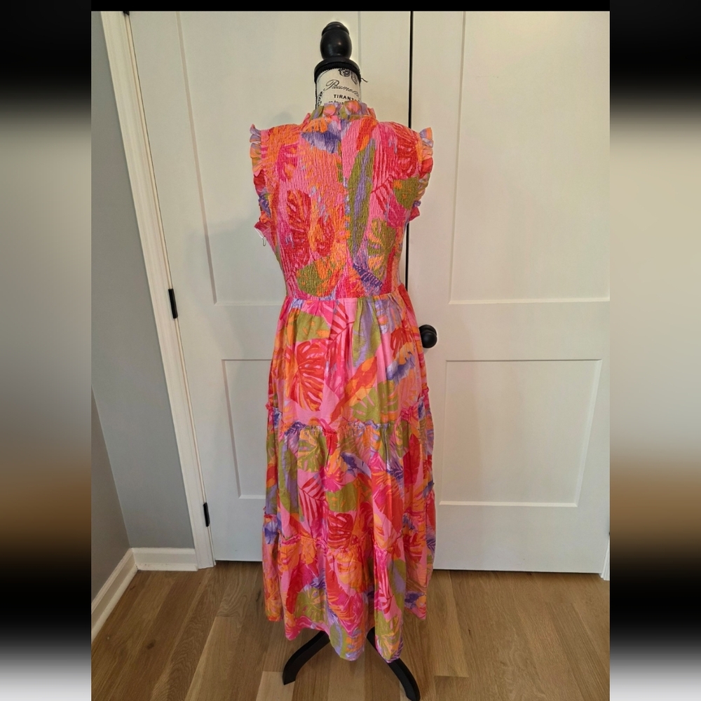Tropical Maxi Dress By J. Marie-NWT - Picture 6 of 8
